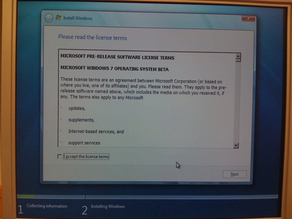 Windows 7 Beta Installation | kombitz