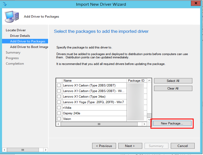 How to Create a Drive Package in SCCM 2012 | kombitz