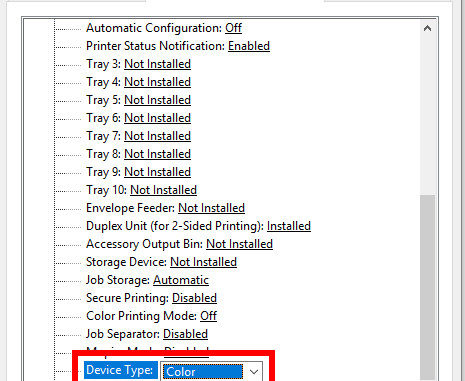 How to Color Printing using HP Universal Printing Driver on Windows | kombitz